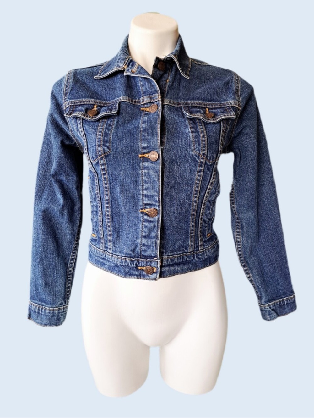 Levi's Classic Denim Trucker Jacket | Kids XL Fits Women's XS Petite